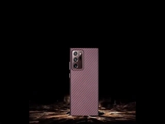 Super ilumine - a caixa azul do telefone da fibra de Aramid para a dobra 3 de Samsung Z