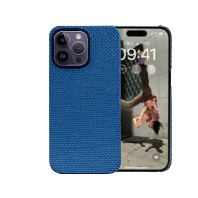 Capa de telefone de fibra de aramida de cor personalizada resistente à sujeira para iPhone 16 Pro Max
