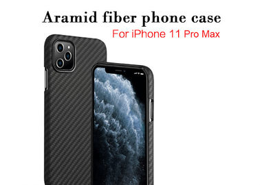 caixa grossa do telefone da fibra de Aramid da luminosidade de 0.65mm para pro máximo do iPhone 11