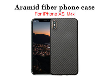 Casos máximos magros do telefone celular do iPhone XS da fibra de Aramid do ajuste