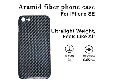 Caixa de pouco peso do telefone do SE do iPhone da fibra de Aramid da tampa completa da proteção da câmera