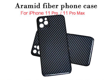 Caso do iPhone de Max Aramid Case Carbon Fiber do iPhone 11 lustroso completo do estilo da proteção pro