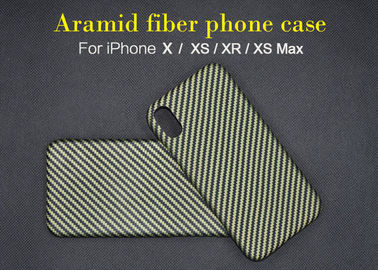 Caso impermeável à prova de choque do iPhone da fibra de Aramid do carbono para o iPhone X