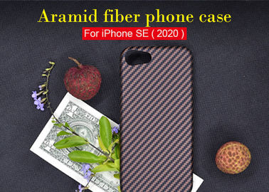 Caixa magro e lustrosa do telefone da fibra de Aramid do projeto para o SE do iPhone