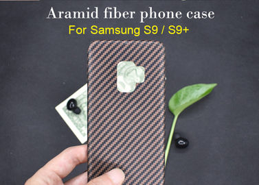A fibra real Samsung de Samsung S9 Aramid do anti deslizamento encaixota