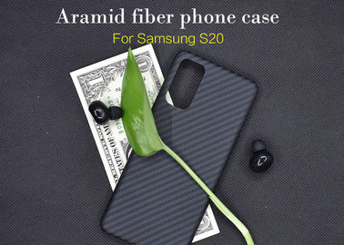 Caixa real à prova de choque do telefone de Samsung S20 da fibra de Aramid
