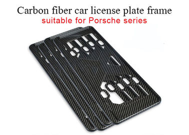 Desgaste - quadro resistente da matrícula da fibra do carbono de Porsche