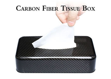 Caixa de pouco peso extremamente fina do tecido da fibra do carbono