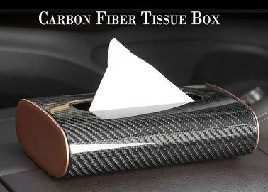 Caixa lustrosa do tecido da fibra do carbono do anti risco home luxuoso