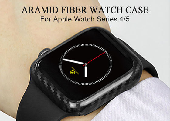 Caixa de relógio aeroespacial da fibra de Aramid da categoria para o relógio de Apple