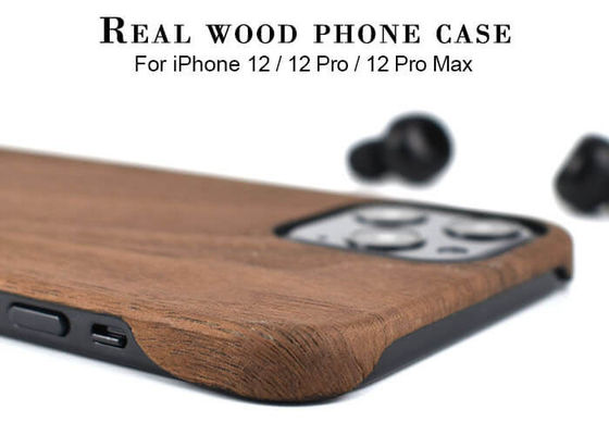 Vista - a caixa de madeira fina super resistente do telefone para pro máximo do iPhone 12