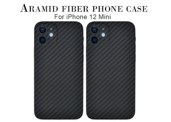 Caso material militar de  para o iPhone 12 Mini Aramid Fiber Phone Case