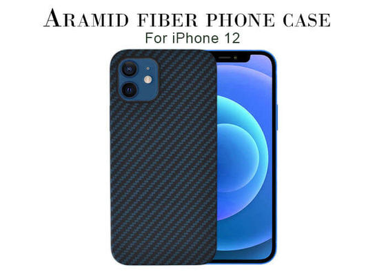 Caixa azul bonita do iPhone da fibra de Aramid do Super Slim para pro máximo do iPhone 12