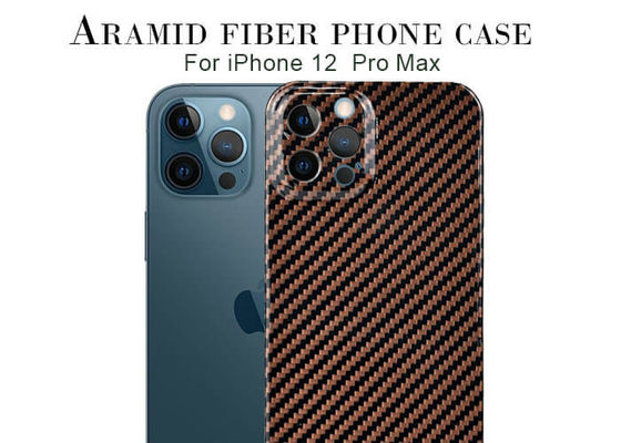 Exemplo de Max Hard Aramid Fiber Phone do iPhone 12 imaculável pro