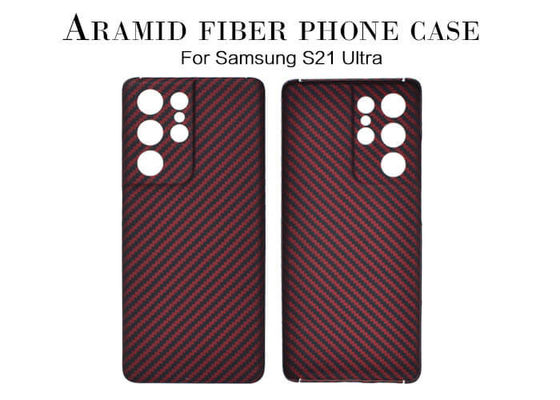 Tampa da fibra de Samsung 21 ultra Aramid da proteção da câmera