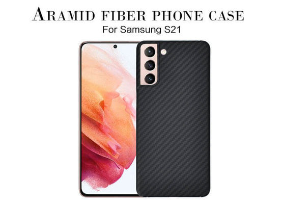 OEM da caixa do telefone da fibra de Aramid do projeto da cratera para Samsung S21