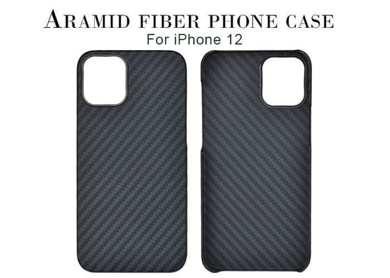 caixa da fibra de Aramid do caso do iPhone para a caixa do telefone da fibra do carbono do iPhone 12