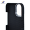 Caixa do telefone da fibra de Ring Camera Full Protection Kevlar Aramid do metal para o iPhone 14