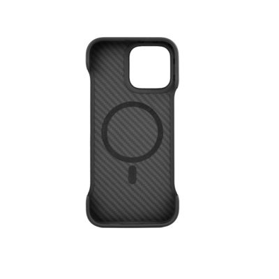 Super Light Magnetic Aramid Kevlar Carbon Fiber Phone Case para iPhone 16 Pro Max
