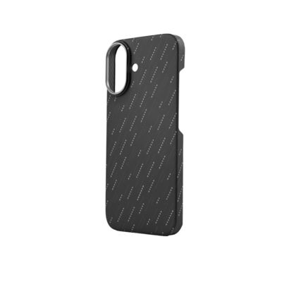 Caixa de telefone de fibra de aramida magnética personalizada perfeita para iPhone 16 Pro Max