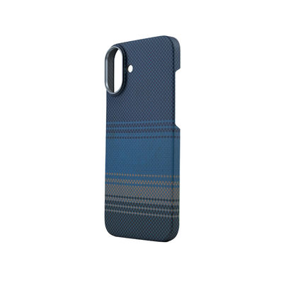 Capa de Telefone de Fibra de Aramida Magnética Ultra Fina Resistente à Sujeira Capa de Energia Anti-choque para iPhone 16 Pro