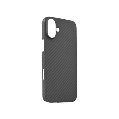 Capa de telefone de fibra de carbono aramida de design luxuoso super fina para iPhone 16 Pro com proteção resistente à sujeira