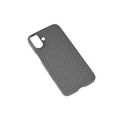 Capa de telefone de fibra de carbono aramida de design luxuoso super fina para iPhone 16 Pro com proteção resistente à sujeira