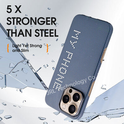 Glow In The Dark Super Light Aramid Fibra de Carbono Capa do celular para iPhone 17 Pro