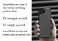 Caixa matte do telefone da fibra de Aramid para estilo da sarja do iPhone 11 a função protetora do pro