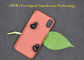 Caixa real do telefone da fibra de Aramid da cor alaranjada para o iPhone X, caso protetor