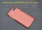 Caixa real do telefone da fibra de Aramid do estilo alaranjado da textura da cor M para o SE do iPhone