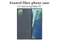 Caixa material à prova de balas do telefone da fibra do carbono de Aramid para o Samsung Note 20 ultra