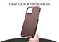 Caixa ultra clara amigável do telefone da fibra de Aramid do carbono de Eco para o iPhone 12