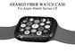 Caixa de relógio lustrosa de Apple da fibra do carbono de Antifingerprint