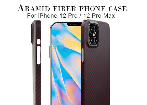 Caso fino de papel do iPhone da fibra do carbono da caixa do telefone da fibra de Aramid