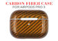 Caixa suada ultra fina da fibra do carbono de Apple Airpods da prova