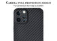 caixa completa do carbono da proteção da câmera de Max Aramid Fiber Case With do iPhone 12 pro