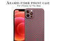 Casos do telefone celular da fibra de Aramid da caixa da fibra do carbono para o iPhone 12 pro Max Kevlar Phone Case