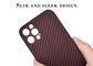 Caixa vermelha da fibra de Aramid da proteção da tampa completa da câmera para caixa do carbono do iPhone 12 a pro
