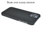 Caixa do telefone de Max Aramid Carbon Fiber Kevlar do iPhone 12 da caixa do telefone de Ring Design pro
