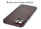 Caixa da fibra de Aramid do carbono do iPhone 12 vermelho lustroso do revestimento pro